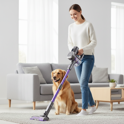 Cordless Stick Vacuum Cleaner – Perfect for Carpet, Floor & Pet Hair| Lubluelu™